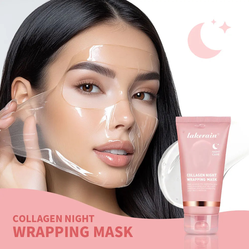 Korean Deep Collagen Mask Peel Off Mask Face Anti Wrinkle Lifting  Skin Care Masks Bio Pack Night Wrapping Woman Overnight Skin TechVisio