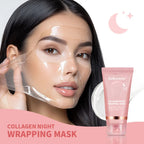 Korean Deep Collagen Mask Peel Off Mask Face Anti Wrinkle Lifting  Skin Care Masks Bio Pack Night Wrapping Woman Overnight Skin TechVisio