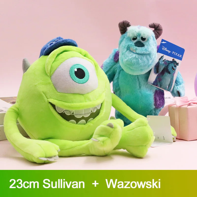 Fluffy Kawaii Sulley Mike Wazowsky Monsters University Stuffed Plush Animals Toy Sets Cute Pixar Doll For Boy Girl Birthday Gift TechVisio