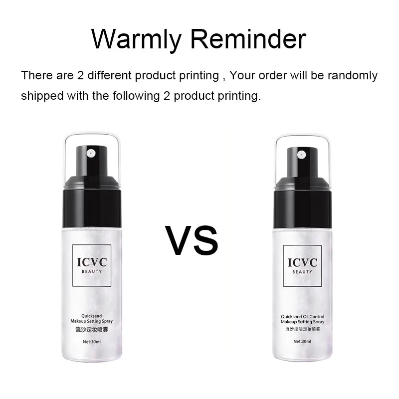 30ml Makeup Fixer Spray Waterproof Sweatproof Long Lasting Oil Control Hydrating Makeup Fixing Setting Spray Cosmetics New TechVisio