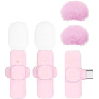 Micro Lavalier Sans Fil Basix — Anti-bruit iPhone USB-C Android TechVisio