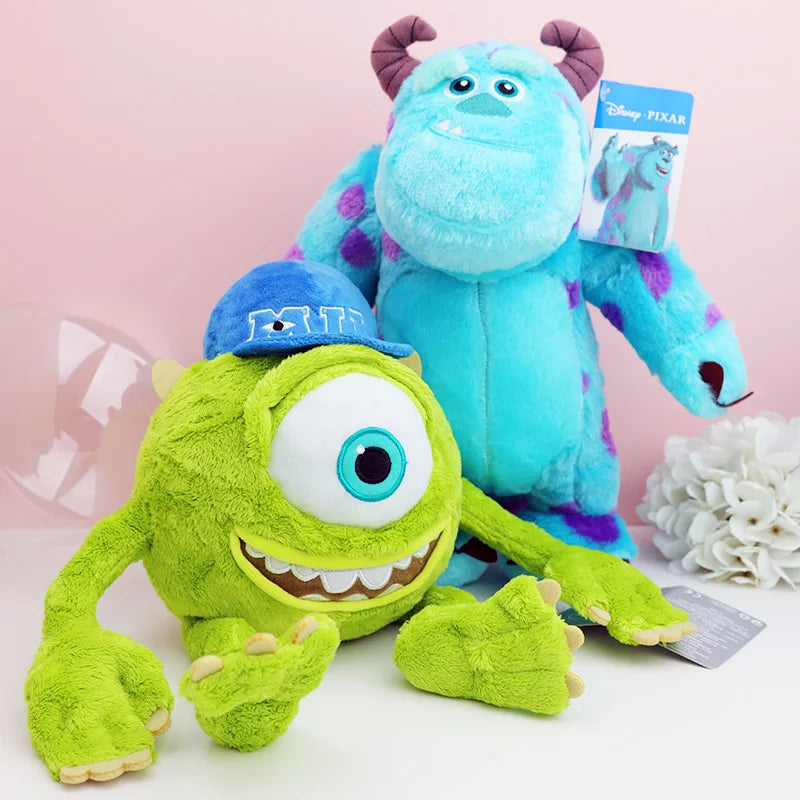 Fluffy Kawaii Sulley Mike Wazowsky Monsters University Stuffed Plush Animals Toy Sets Cute Pixar Doll For Boy Girl Birthday Gift TechVisio