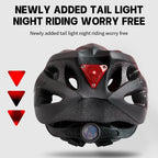 X-TIGER Adult Bike Helmet with LED Rear Light Dual Mode Goggle Cycling Helmet Fit 58-62cm Lightweight Breathable Bicycle Helmets TechVisio