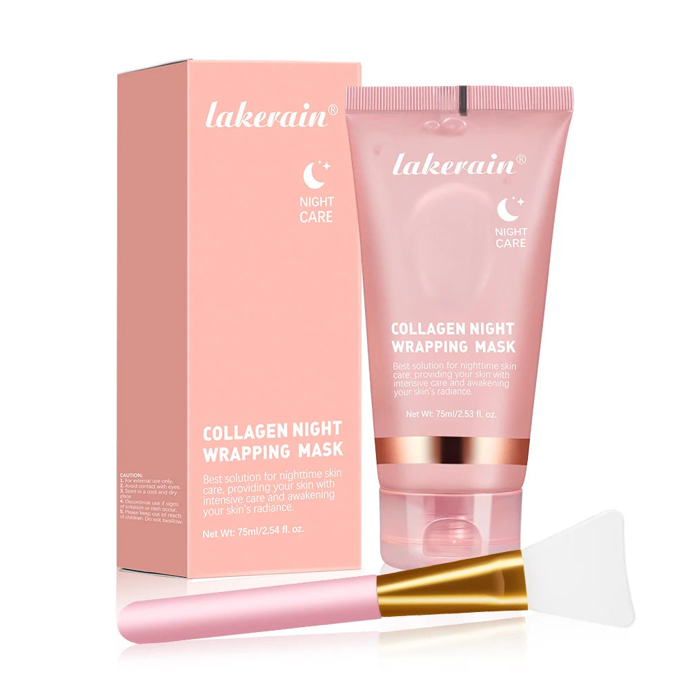 Korean Deep Collagen Mask Peel Off Mask Face Anti Wrinkle Lifting  Skin Care Masks Bio Pack Night Wrapping Woman Overnight Skin TechVisio