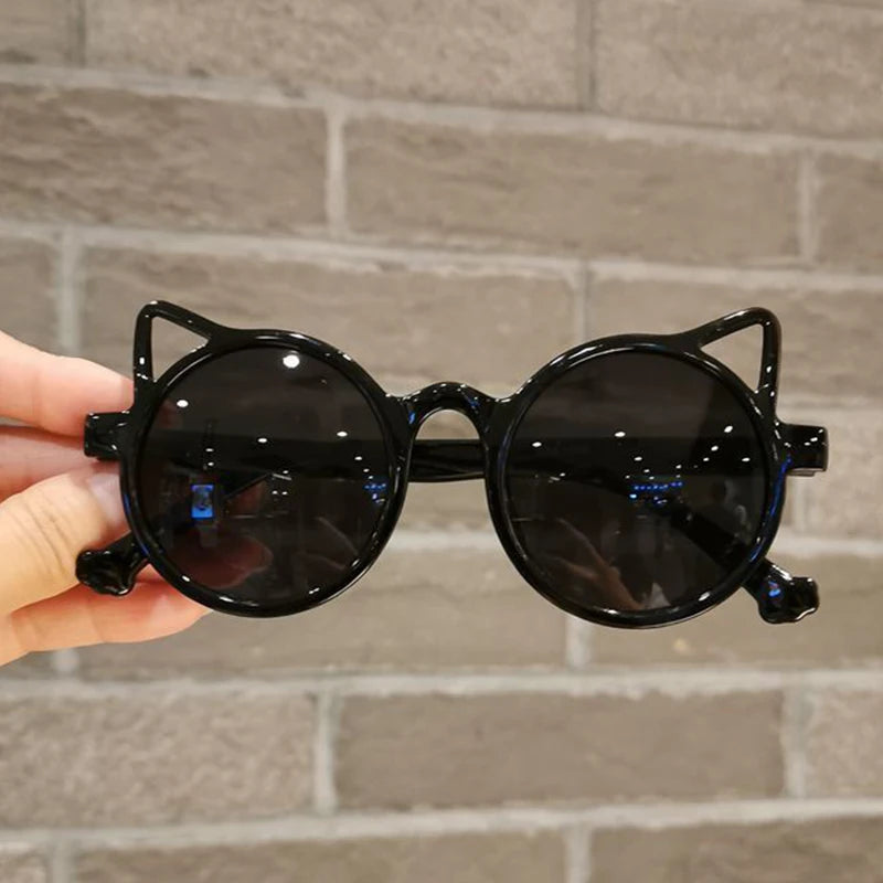 Girls Boys Cute Animal Cartoon Ears Sunglasses Outdoor Sun Protection Children Lovely Vintage Sunglasses Protection Classic Kids TechVisio