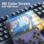 Console Rétro R36S – Écran IPS 3.5", 15000+ Jeux, Linux | 64G à 256G TechVisio