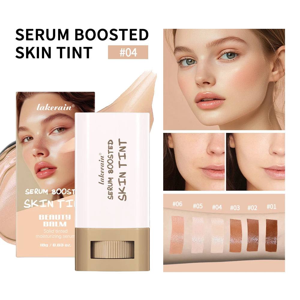New Balm Serum Boosted Skin Tint Silky Texture Moisturizing Coverage Plumper Even Skin Tone Best Stick Foundation Travel Makeup TechVisio