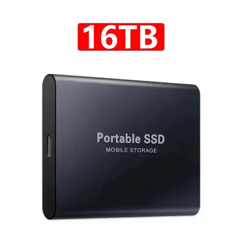 SSD Externe Portable Anti-Choc – 1To à 16To, USB 3.2 Type-C, Windows & Mac TechVisio
