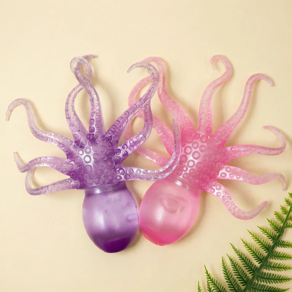 Squishy Méduse & Pieuvre Kawaii Jelly Water Anti-Stress – Boîte Cadeau TechVisio