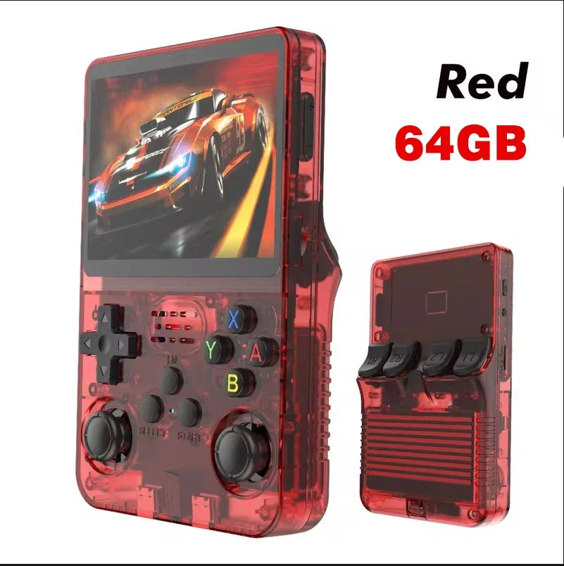 GSF ARKOS R36S Retro-Konsole – 3,5" IPS | 15.000 Spiele | 64/128 GB