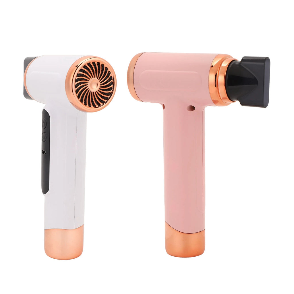 Sèche-Cheveux Sans Fil USB 15600mAh – 200W, Chaud/Froid, Écran LED