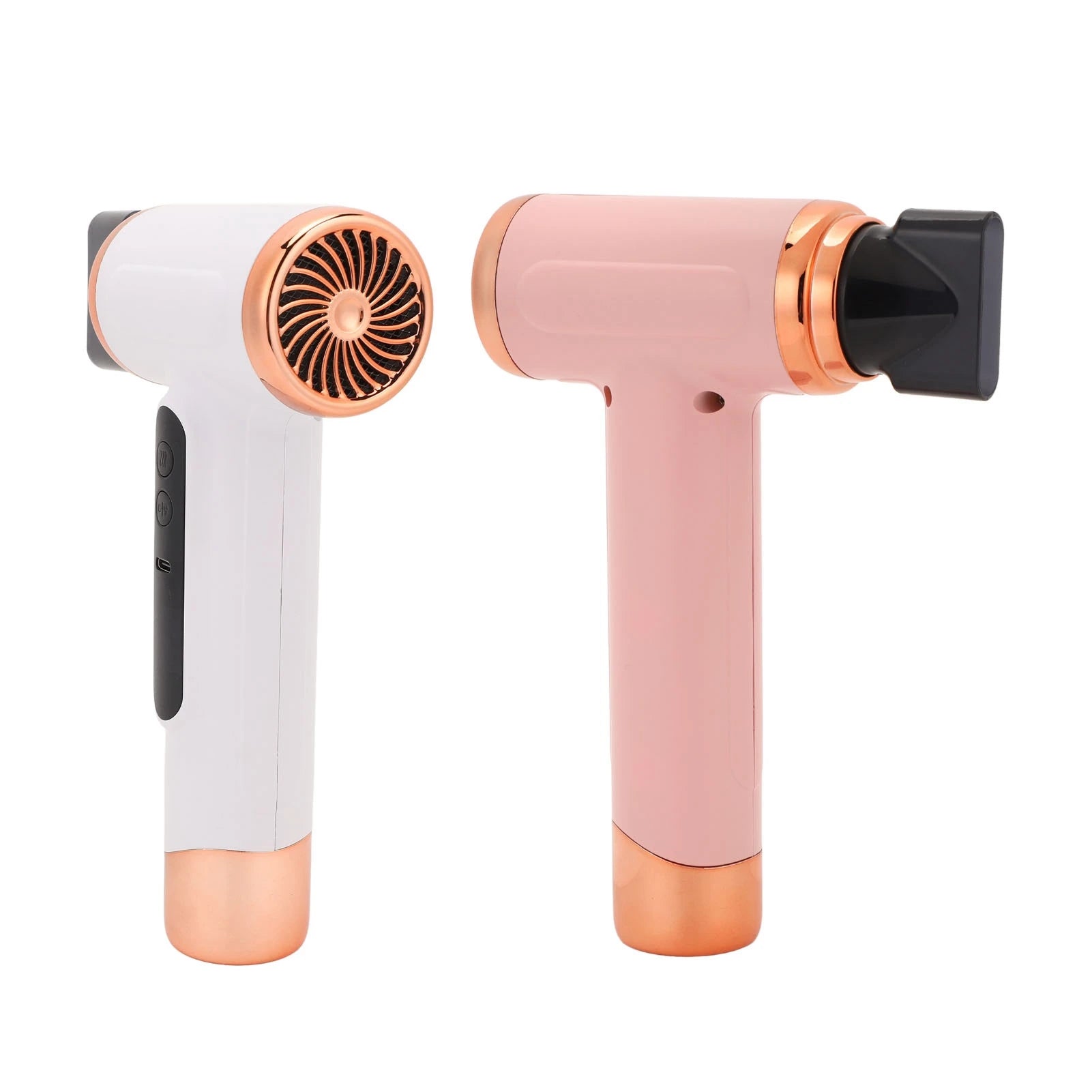 Sèche-Cheveux Sans Fil USB 15600mAh – 200W, Chaud/Froid, Écran LED