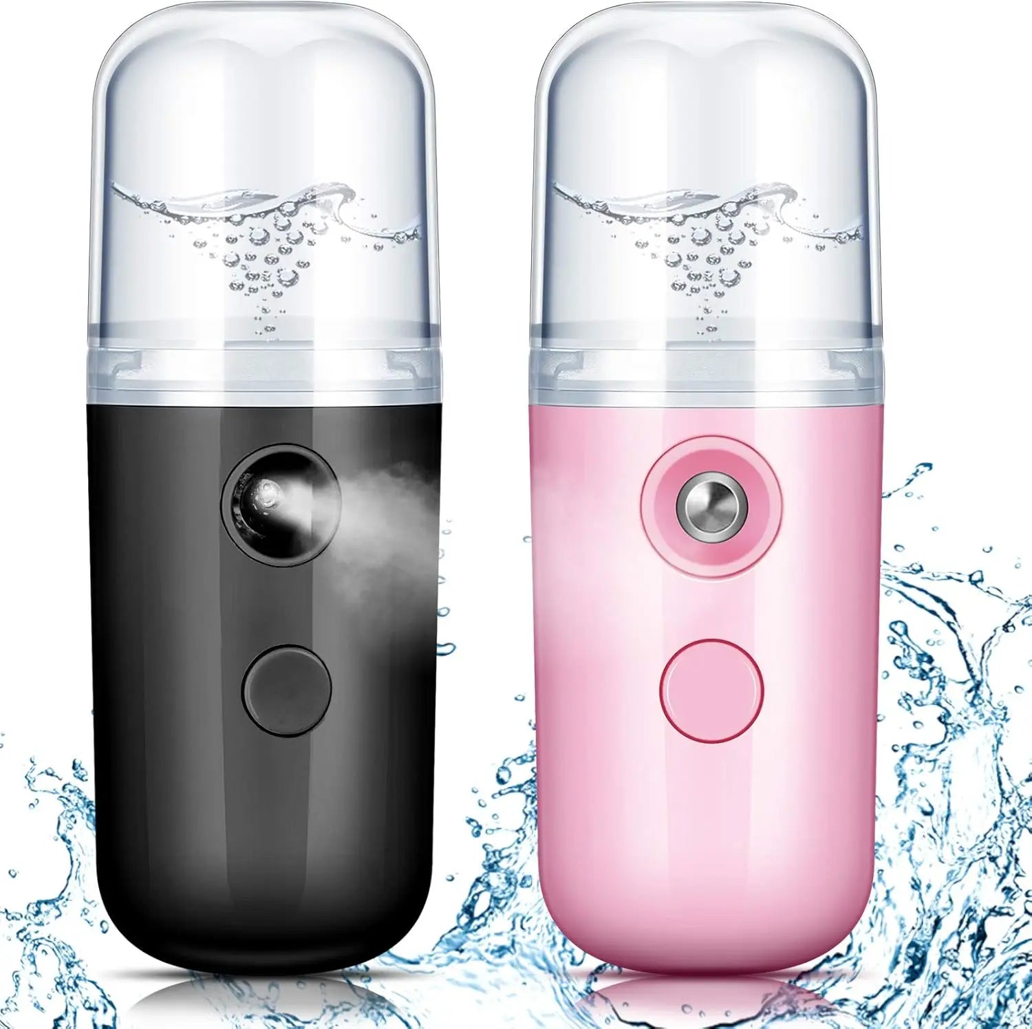 Nano Mister 30 ml Mini Face Humidifier Portable Facial Sprayer USB Rechargeable Handy Skin Care Machine for Face Hydrating TechVisio