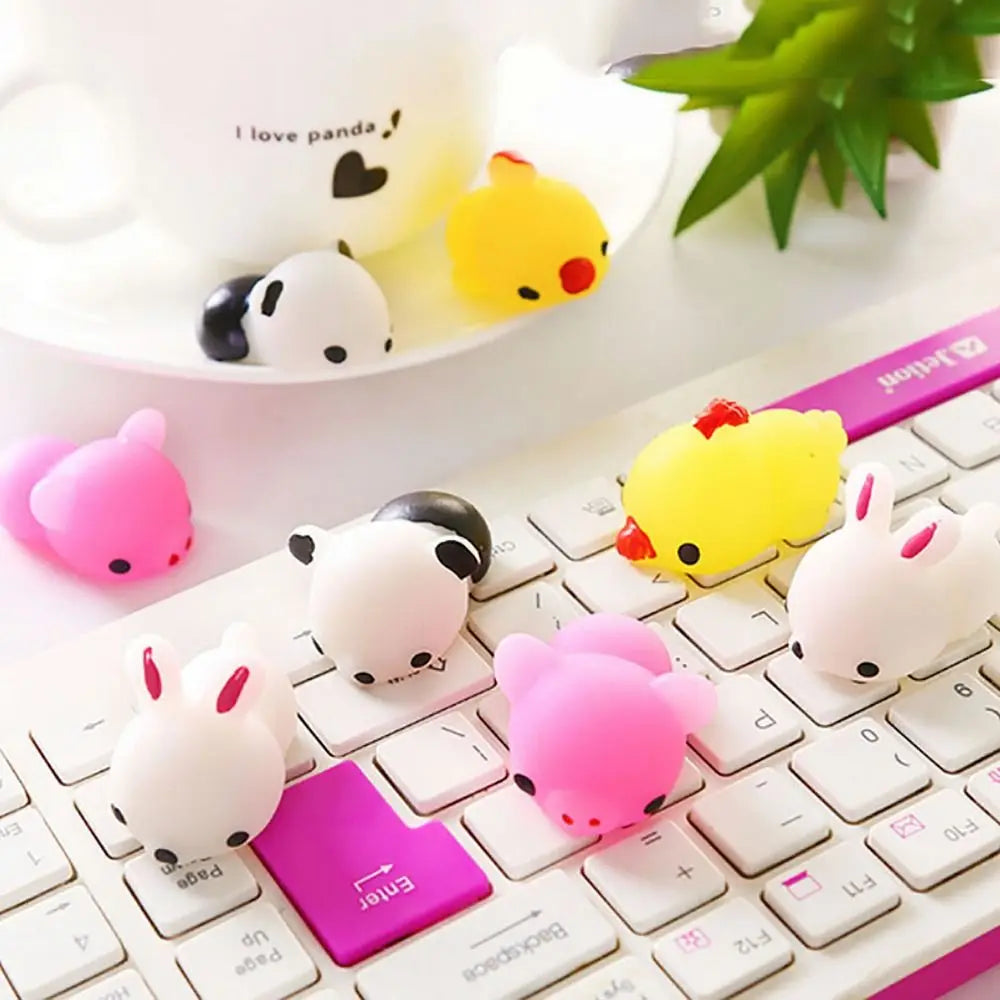 Jouet anti-stress animaux en TPR souple – 10 designs mignons à presser