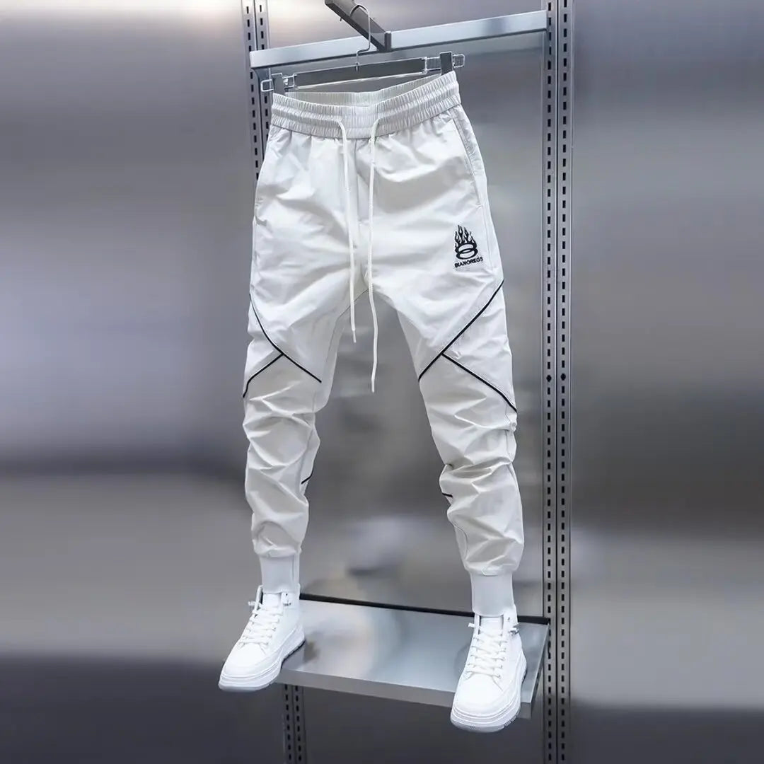 Men's Cargo Pants White Hip Hop Male Trousers Summer Regular Fit Harajuku Long Slacks Street Emo Cheapest Luxury New In Casual TechVisio