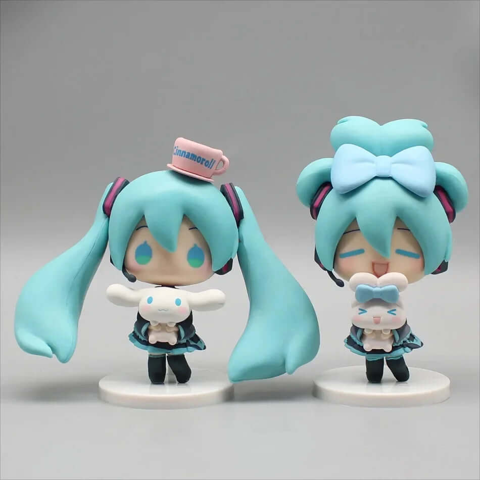 Figurine Hatsune Miku x Cinnamoroll Q-Version – PVC Kawaii TechVisio