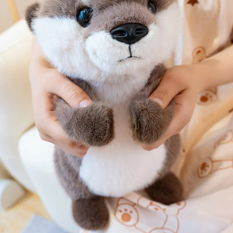 Peluche Loutre Bras Magnétiques 25cm ou 35cm – Doudou Cadeau TechVisio