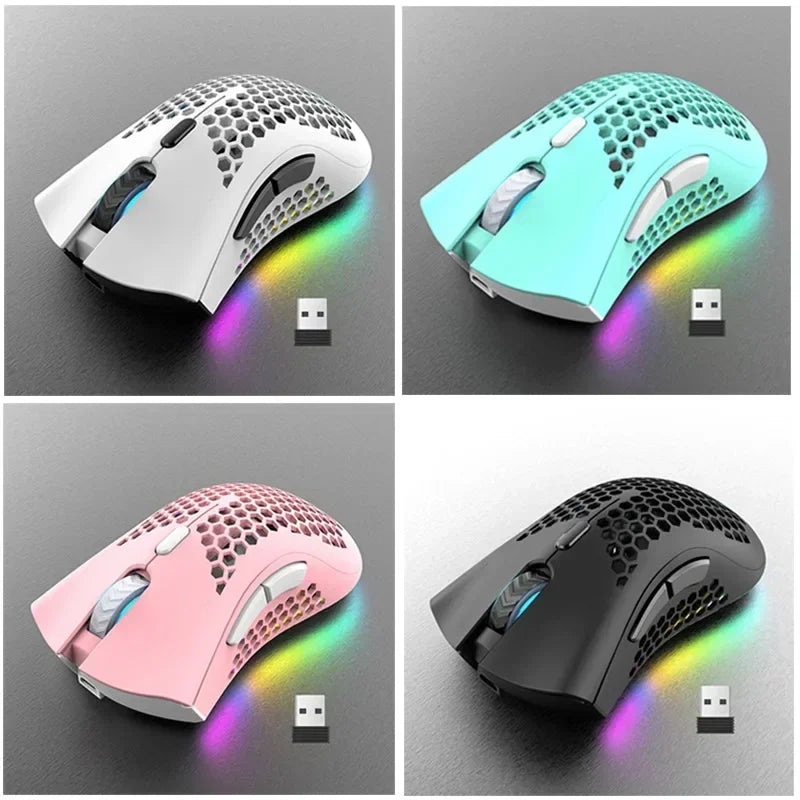BM600 – RGB 2.4GHz Honeycomb Wireless Gaming Mouse