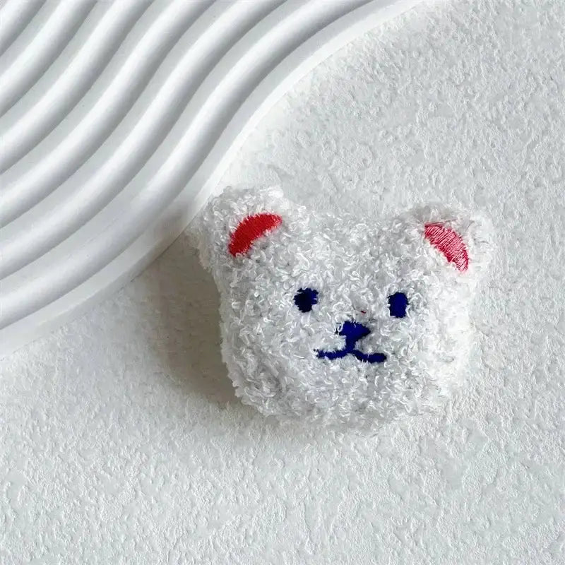 Support Grip Peluche Kawaii – Anneau Pliable | iPhone Samsung | 14 Coloris TechVisio