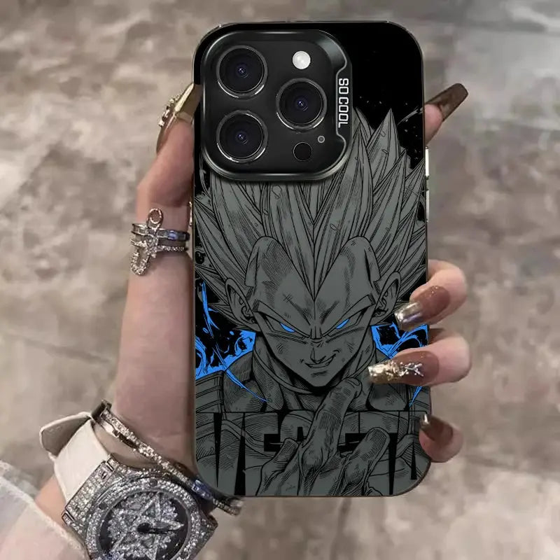 Coque iPhone Dragon Ball Goku & Vegeta – Anti-Choc PC+TPU TechVisio