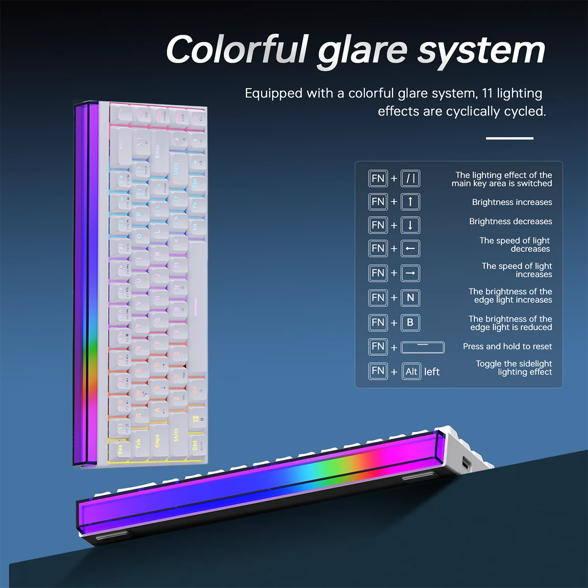 AJAZZ NK68 – 68-Key Hot-Swap RGB Mechanical Keyboard