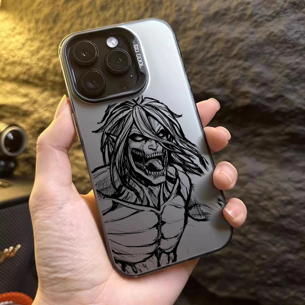 Coque iPhone Anime Attack on Titan – Mat Anti-Choc