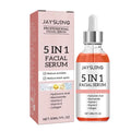 5 In 1 Fade fine lines Firming Face Serum Moisturizing brightning Vitamin C Hyaluronic Acid Facial Serum Shrink Pores Skin Care TechVisio