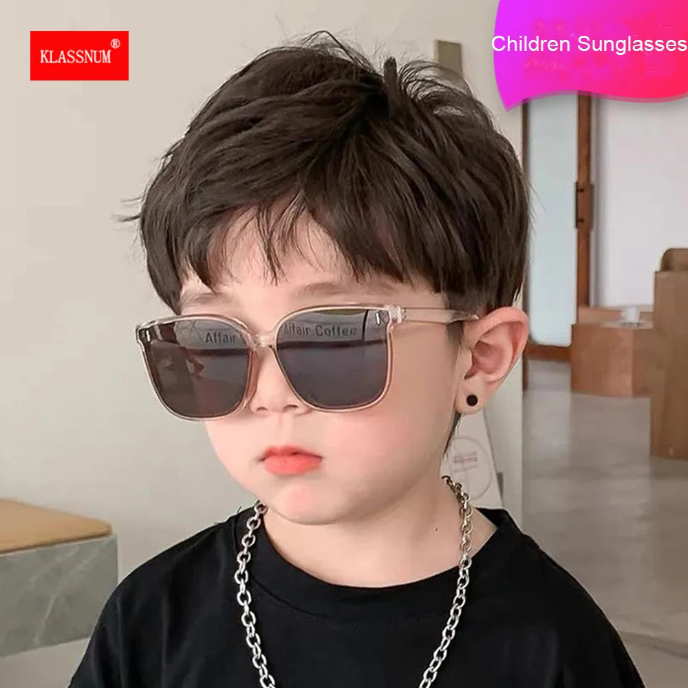 Boys Sunglasses Children Oversize Sunglasses Girls Sun Glasses Vintage Baby Round Eyeglasses Black Oculos Eyewear UV400 2026 New TechVisio