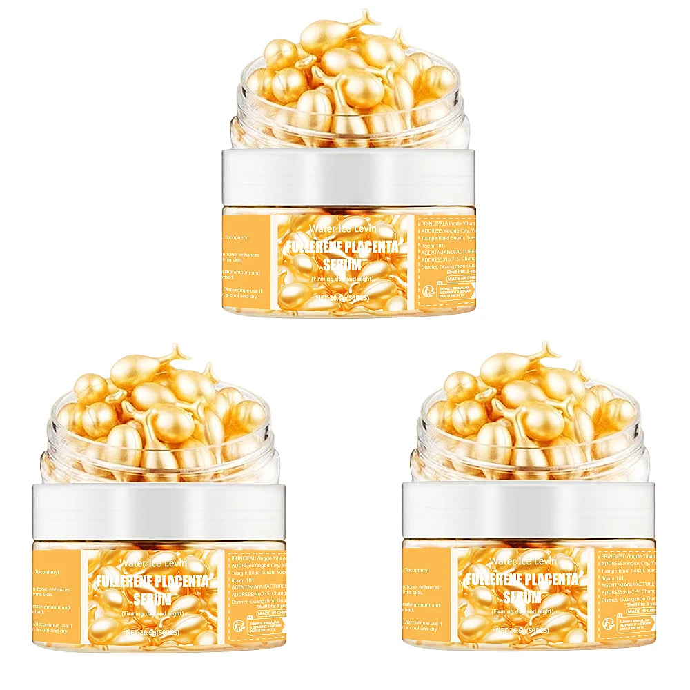 50Pcs Collagen Face Care Capsules Serum Spot Acne Wrinkle Remover Firming Whitening Hyaluronic Acid Essence Skin Care New style TechVisio