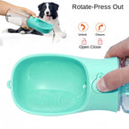 Pets Water Bottle Portable Food-Grade Material Dog Cat Travel Pet Water Cup Bottle with Food Dispenser Puppy Water Bottle TechVisio