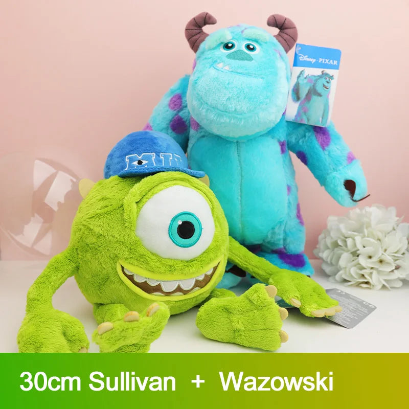 Fluffy Kawaii Sulley Mike Wazowsky Monsters University Stuffed Plush Animals Toy Sets Cute Pixar Doll For Boy Girl Birthday Gift TechVisio