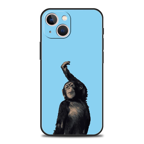 Luxury TPU Soft Phone Case For iPhone 17 Air 16E 16 11 15 14 Pro MAX 12 13 7 8 Plus X XR XS SE 2022 Cover Monkey TechVisio