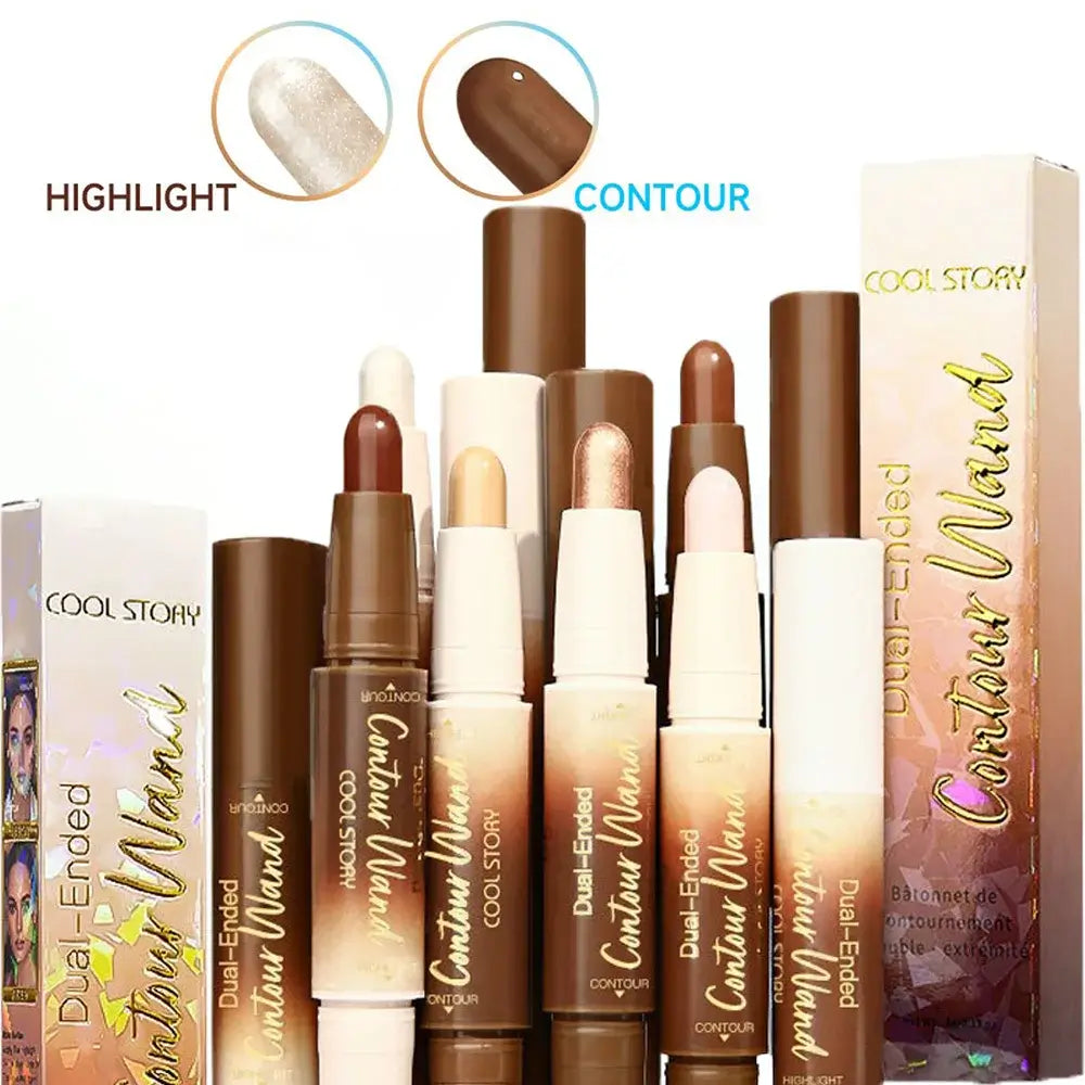 Stick Highlighter & Contouring 2-en-1 – 6 Teintes