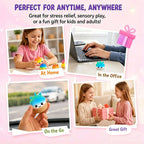 Jumbo Unicorn Bao Bun Squishy Toy Slow Rising Squeeze Fidget Sensory Stress Relief Simulation Fake Food Office Desk Gadget TechVisio