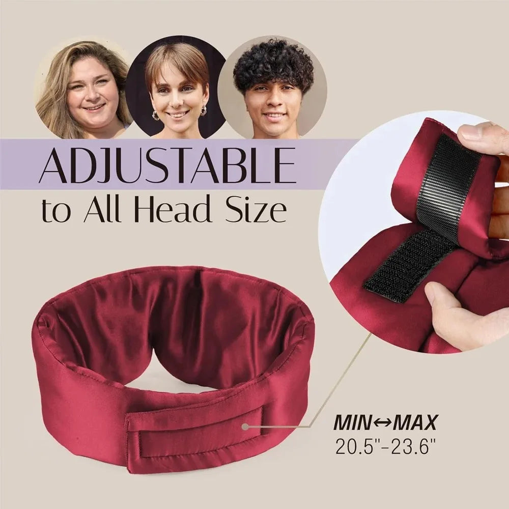 100% Maulbeerseide-Schlafmaske – Anti-Falten | Verdunkelnd | 6 Farben
