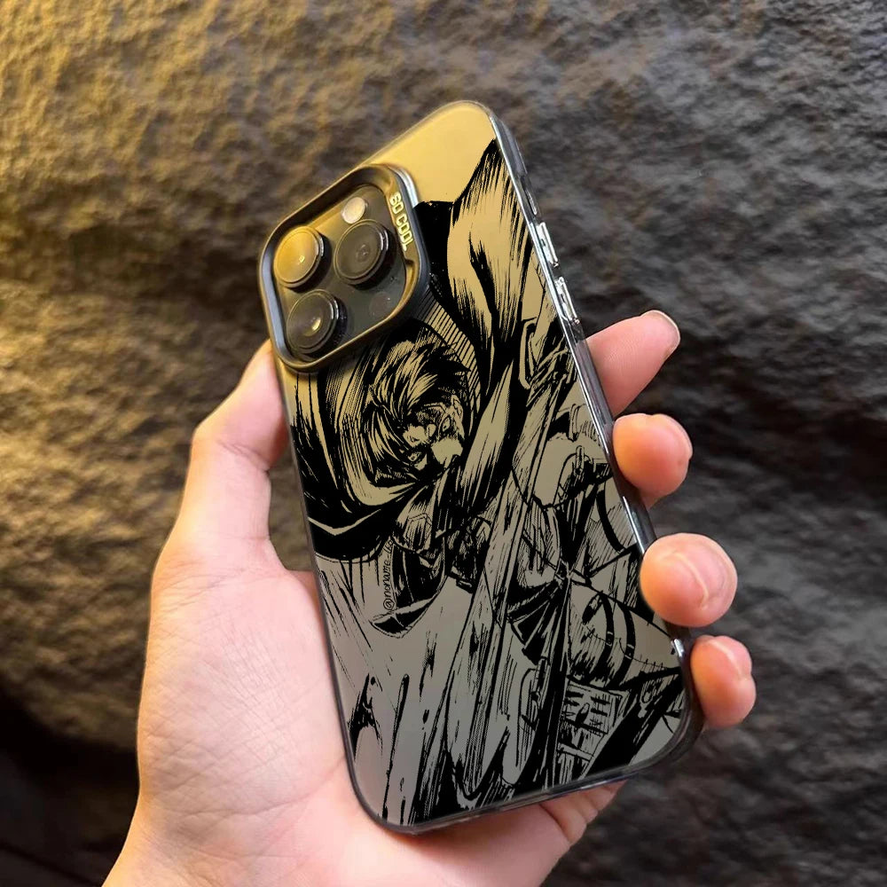 Coque iPhone Anime Attack on Titan – Mat Anti-Choc