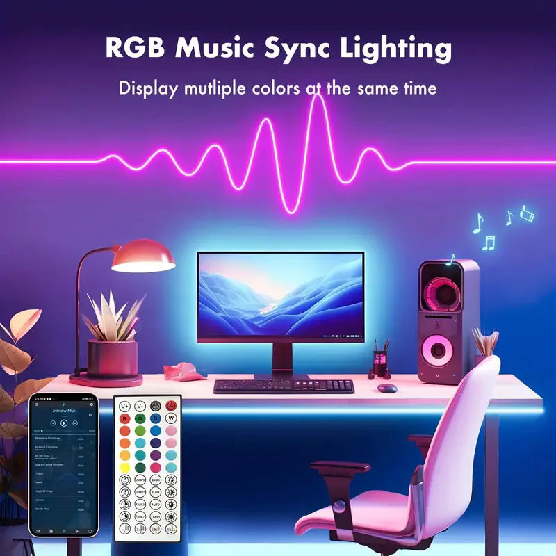LED Neonband RGB Bluetooth 24V – IP67 | 5M-30M | Musiksynchronisation | Innen/Außen