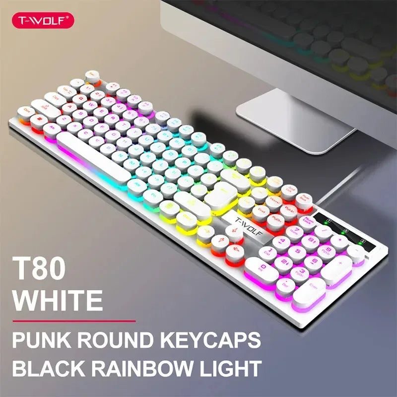 Clavier Mécanique Gaming RGB 104 Touches – Switch Black