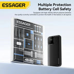 Batterie Externe ESSAGER – 10/20 000mAh | Câbles Intégrés | 22,5W TechVisio