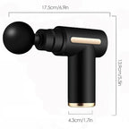 Mini Muscle Massage Gun Protable Body Massager Deep Handheld Percussion Massager For Body Back And Neck Leg TechVisio