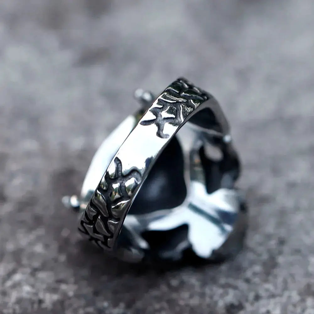 Bague Crane couronner Vikingar Lin