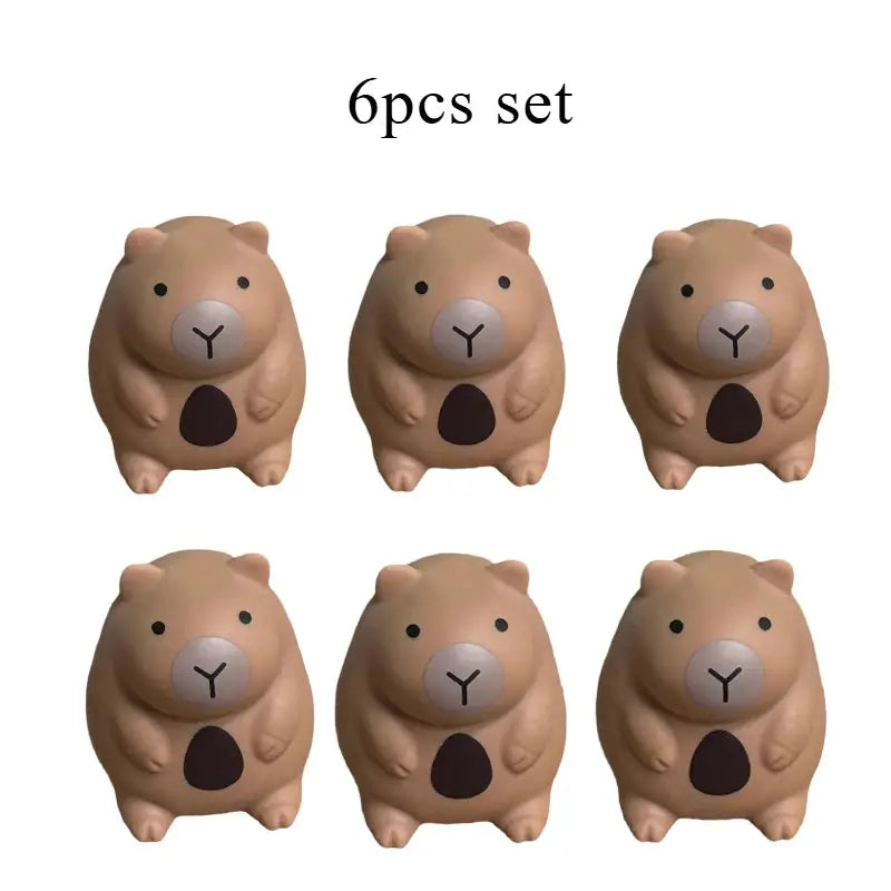 Mini Squishy Capybara Kawaii – Anti-stress Slow Rebound Fidget Toy TechVisio