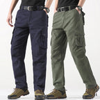 Male Cargo Pants Tactical Cotton Overalls Outdoor Utility Work Trousers Relaxed Fit Big Size Hombre Clothing TechVisio