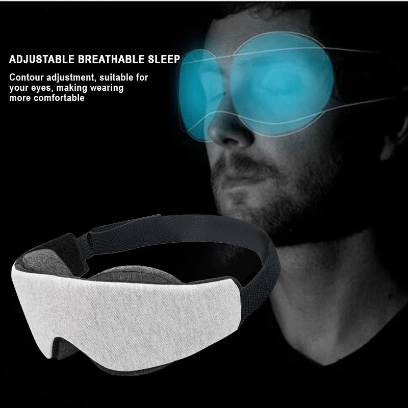 YOSYO 3D Sleep Mask – Total Blackout | Zero Pressure | Travel