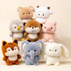 Kids Animal Plush Toys Cute Bear Series Plush Doll Pillow Elephant Pig Dog Sheep Mouse Monkey Plush Toy Gift for Children's Day TechVisio