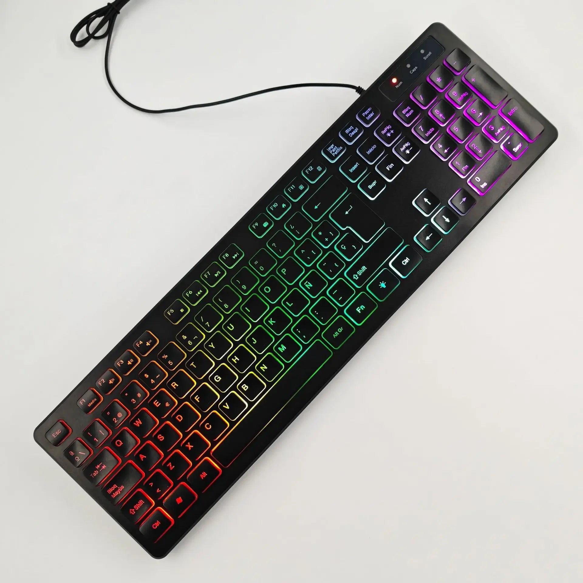 FUYUMY – RGB Gaming Keyboard 104 Keys USB Multi-language