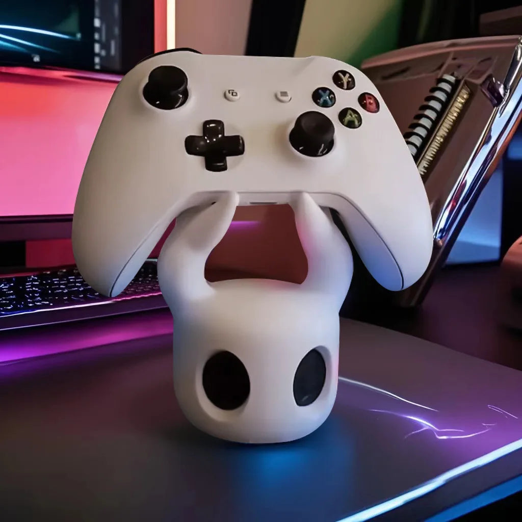 Support Manette Gaming Hollow Knight – PS4, PS5, Switch, Noir & Blanc