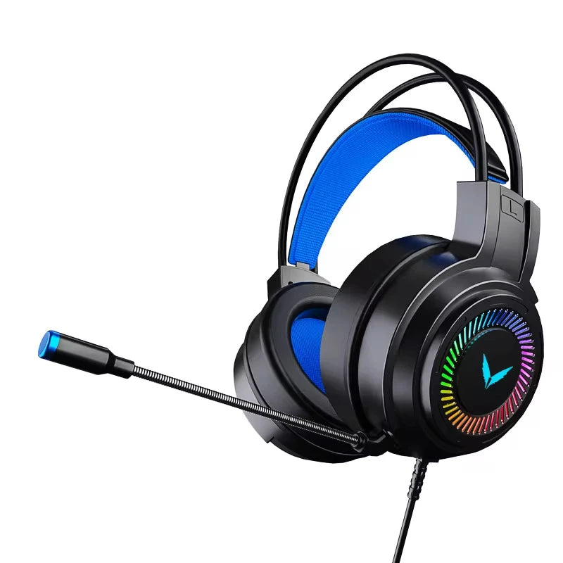 LEEDOAR G60 – Casque Gaming Surround 7.1 Micro 360° LED