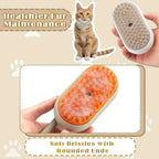 1~2pcs Steam Pet Brush 3-in-1 Massage Dog Steamy Brush Spray Beauty Tangled and Loose Hair Removal Cats Grooming Comb Dogs TechVisio