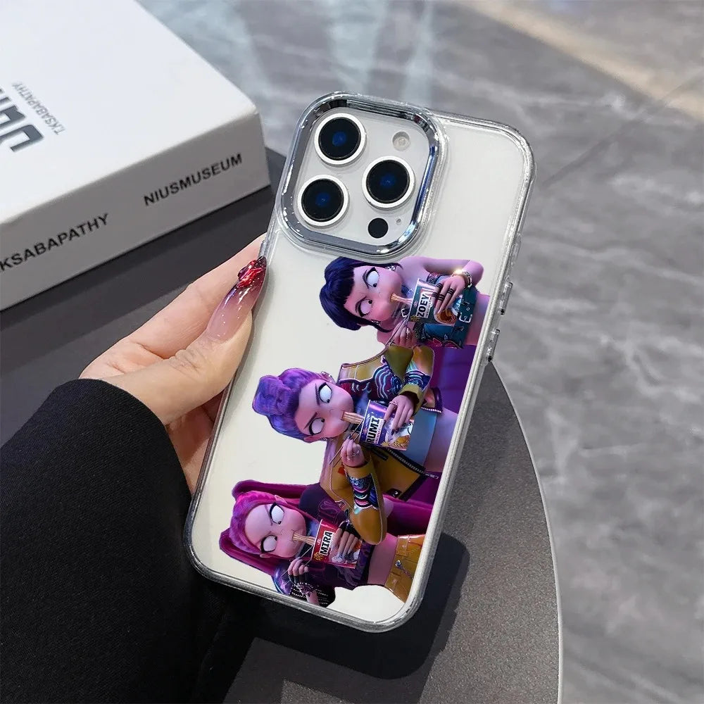 Coque iPhone Anime KPop Demon Hunter – Silicone Transparent